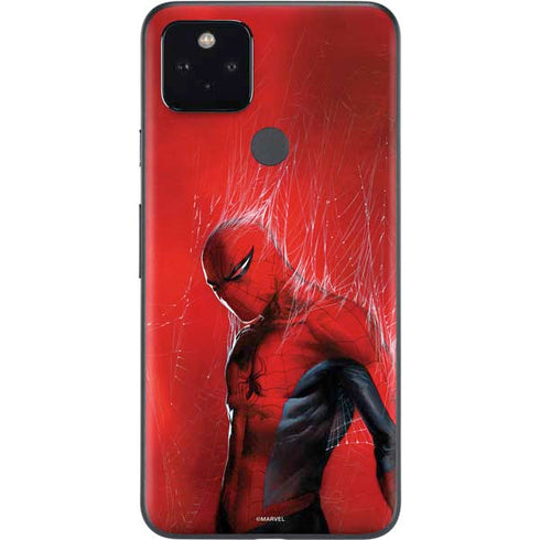 Marvel Spiderman The Amazing Spiderman Google Pixel 5a Skin